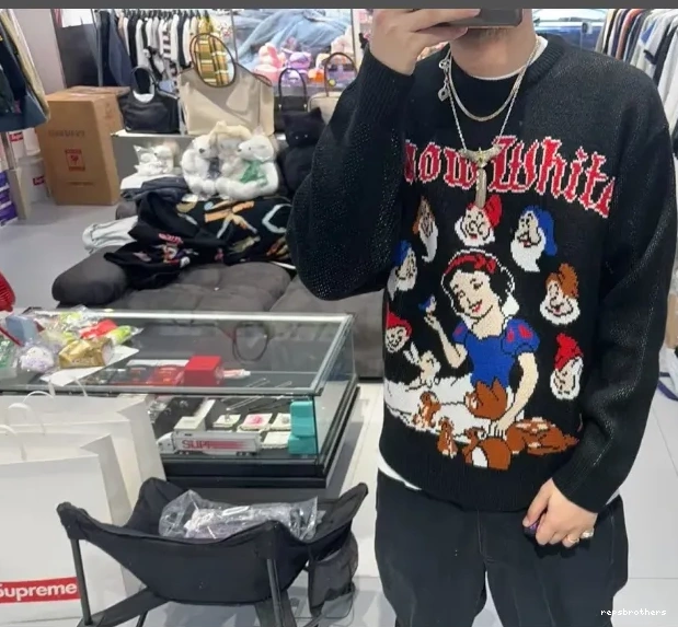WHITE Snow SNOW SWEATER White Sweater 24FW 1003